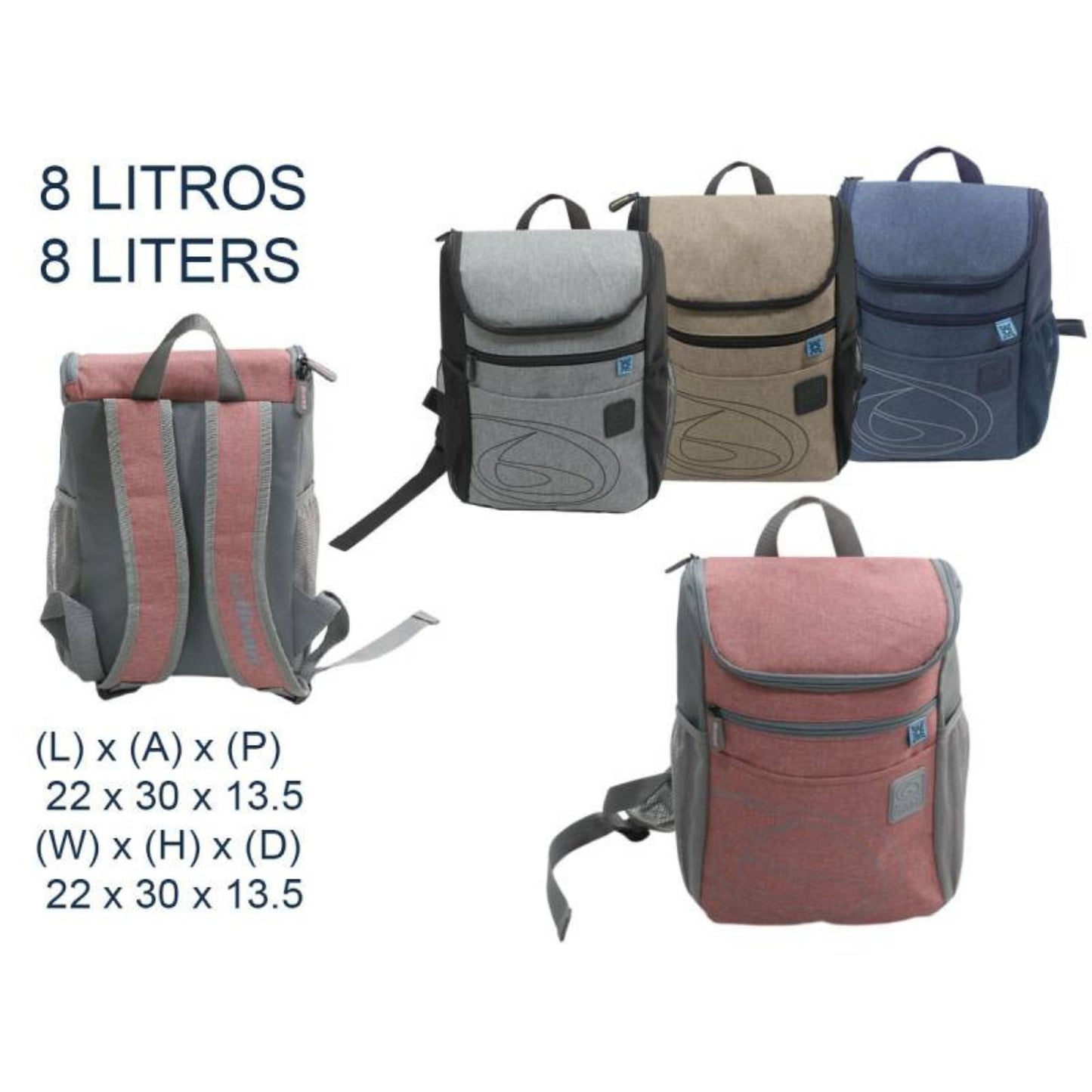 Mochila Térmica 8l Castanho Beppi-1000958cas