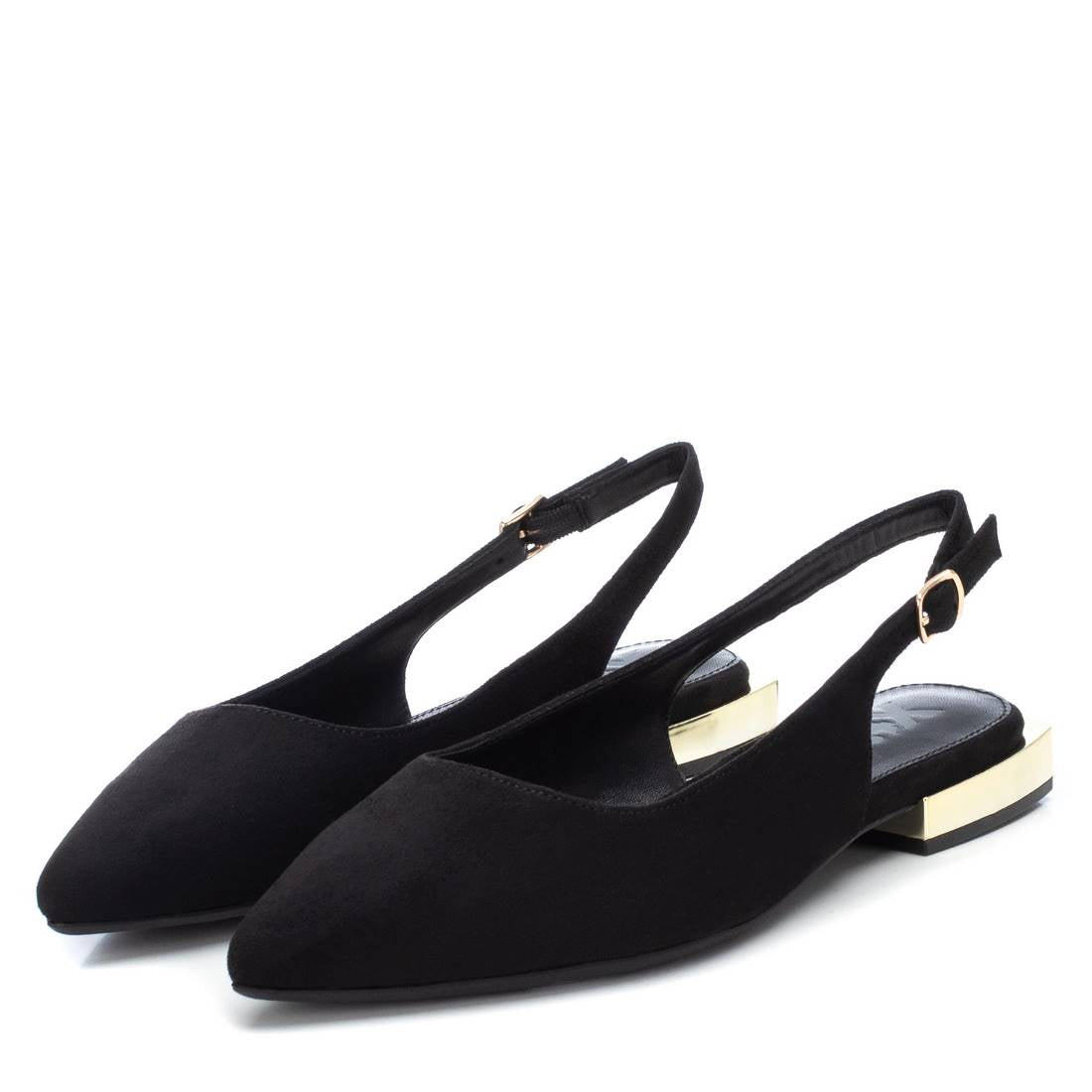 Sapato Bailarina Mulher Preto Xti – Ajuste confortável e sola antiderrapante para dias de trabalho e lazer - 14106503