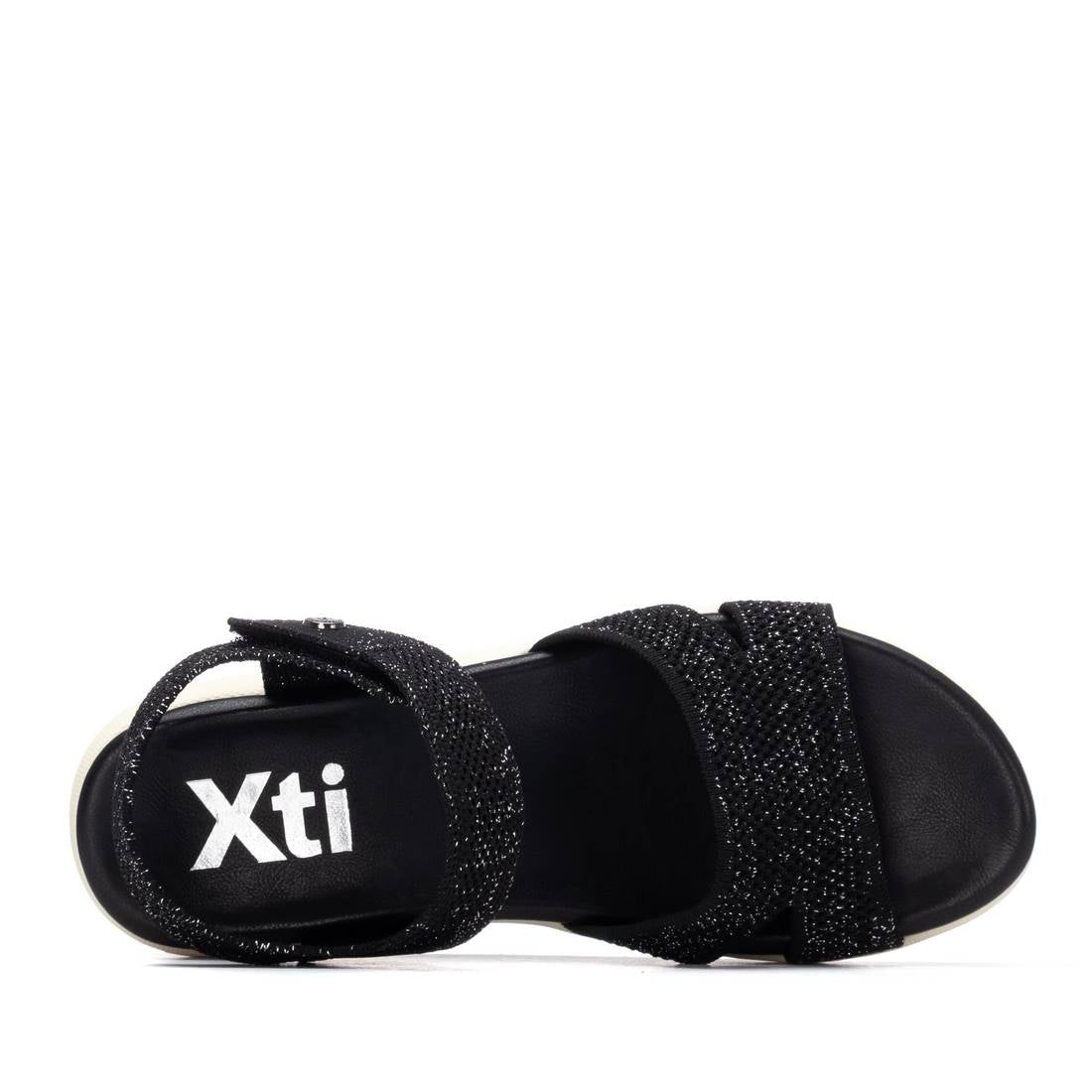 Sandália Casual Vegan Mulher Preta Xti – Conforto duradouro e resistência ideal para passeios e uso diário - 14515601