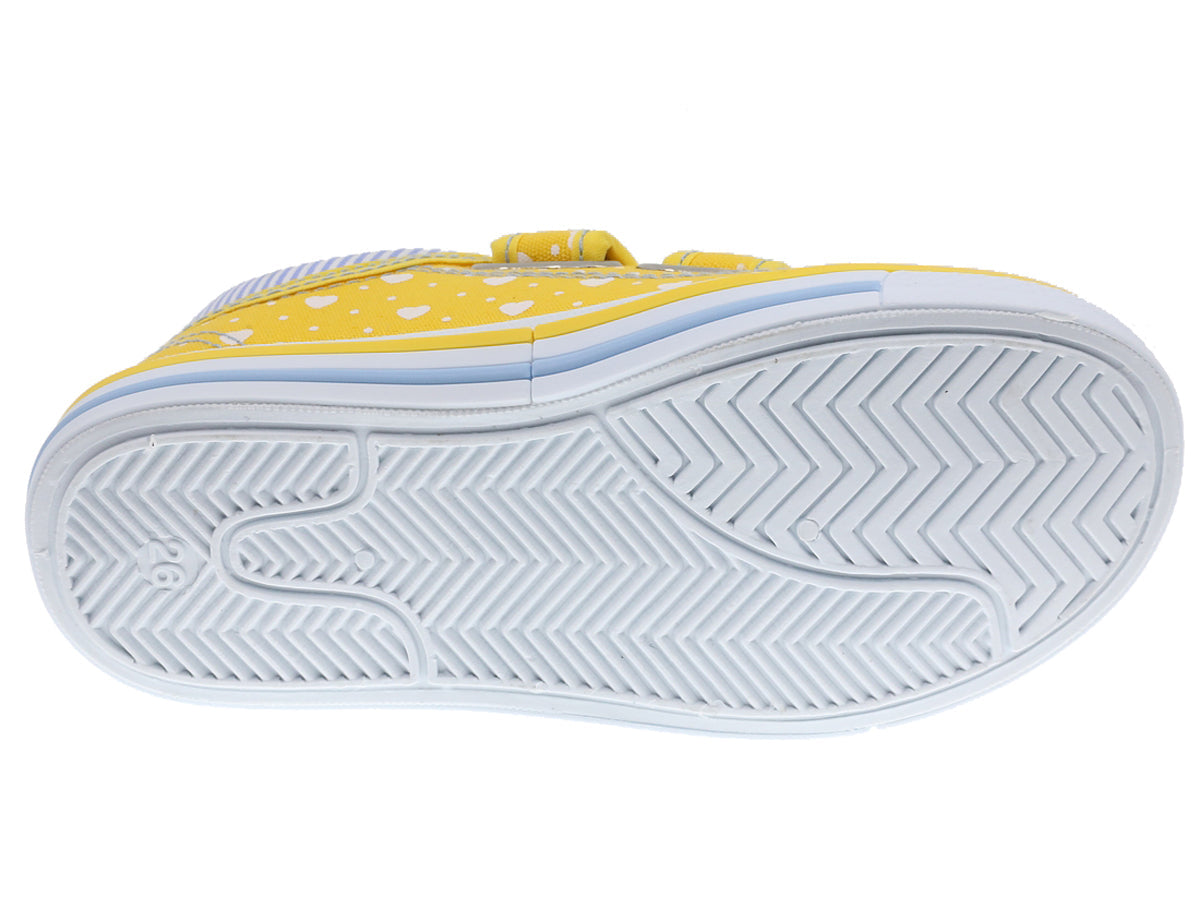 Sapato Casual Infantil Amarelo Beppi – Leves e fáceis de calçar com fecho em velcro para brincadeiras diárias - 2183651