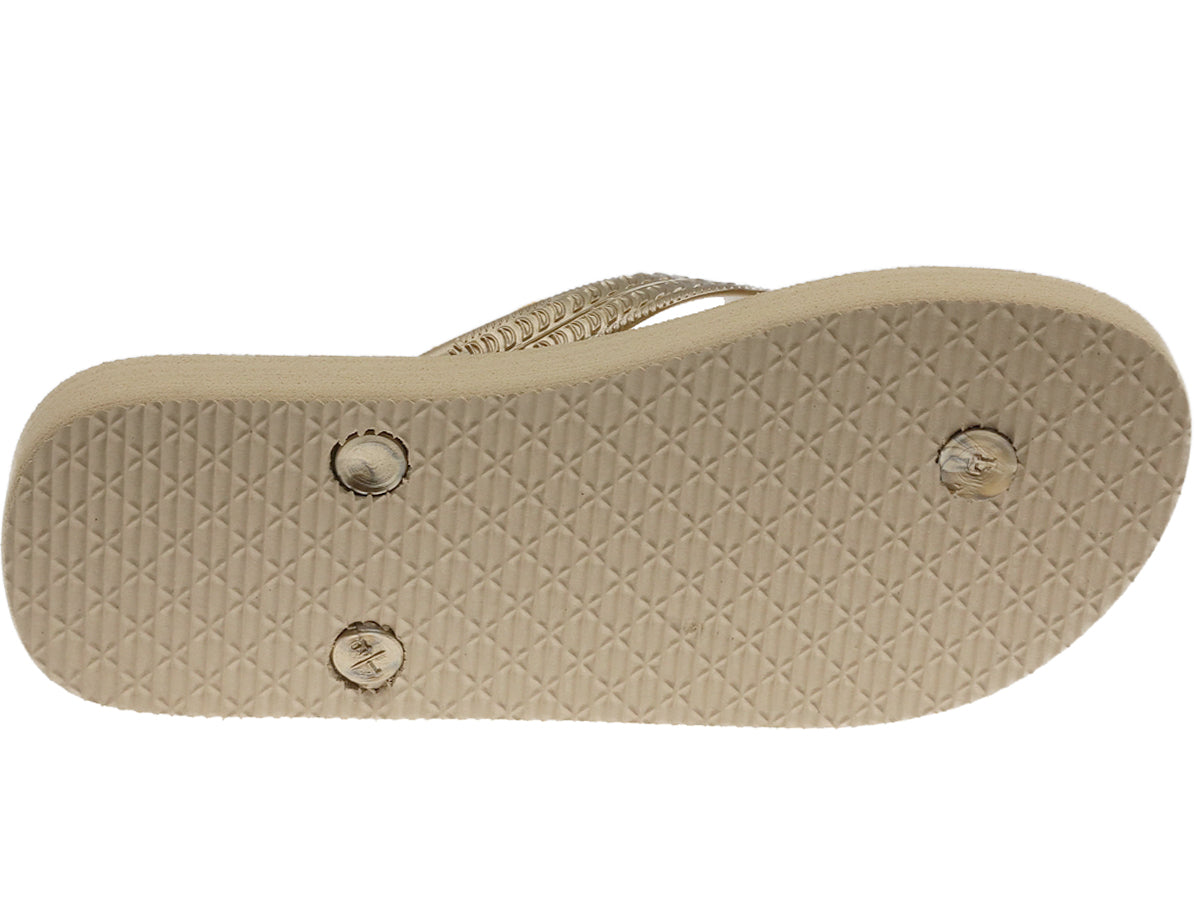 Chinelo Meter Dedo Juvenil Dourado Beppi – Leveza e conforto para passeios na cidade, praia e piscina diária - 2198590