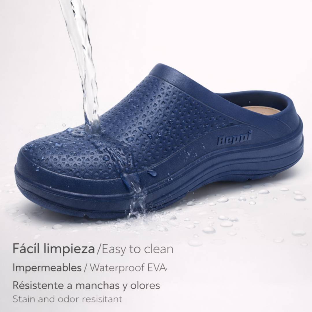 Socas Conforto Mulher Azul Beppi – Ultra-leves e fáceis de limpar, ideais para trabalho e uso diário - 2203670