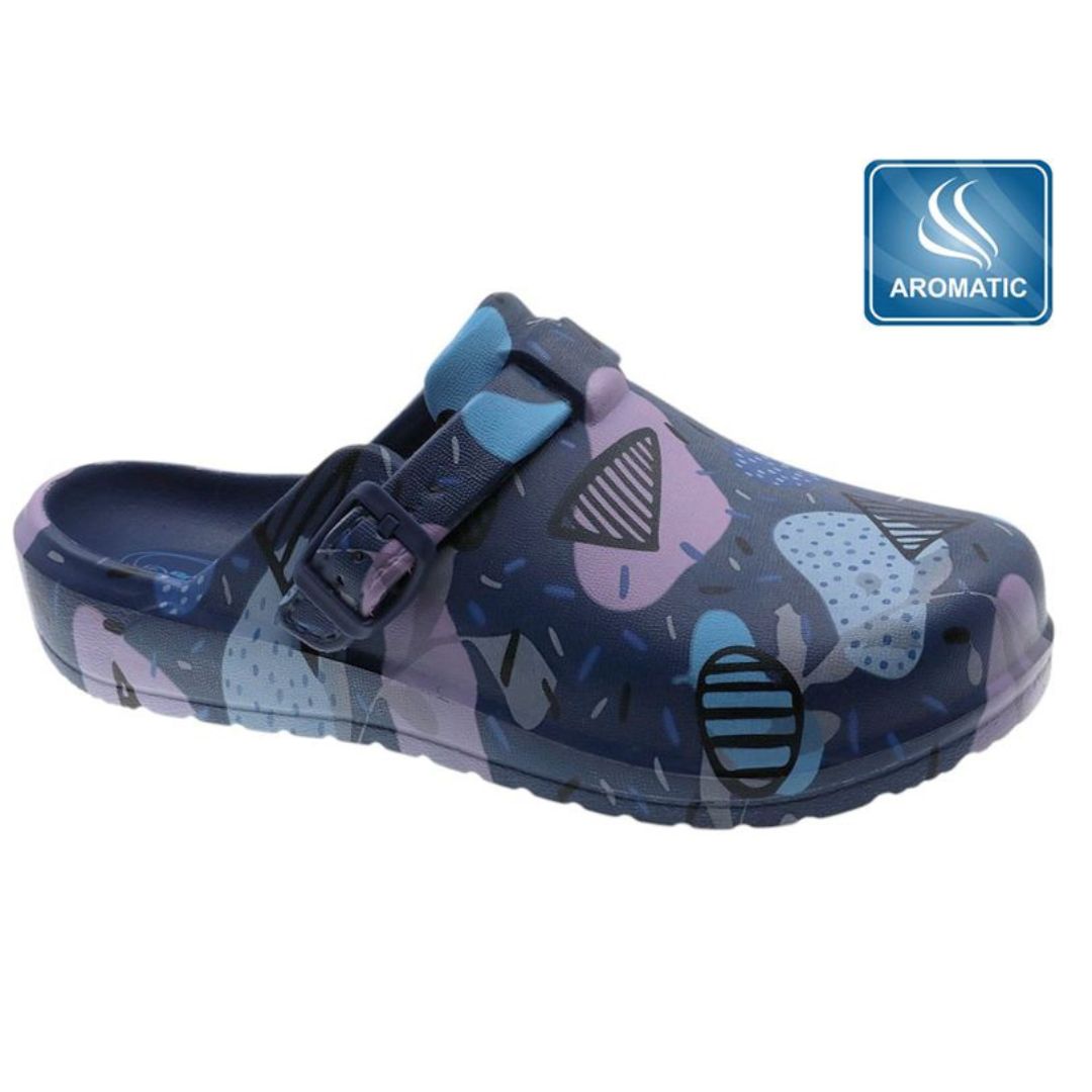 Socas Conforto Mulher Azul Beppi – Leves para uso prolongado com sola antiderrapante e fáceis de limpar - 2218030