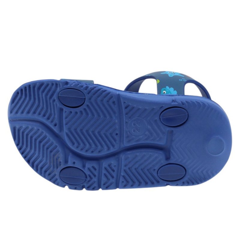Sandália Infantil Azul Beppi – Velcro ajustável e sola antiderrapante para brincadeiras e escola confortáveis - 2221710