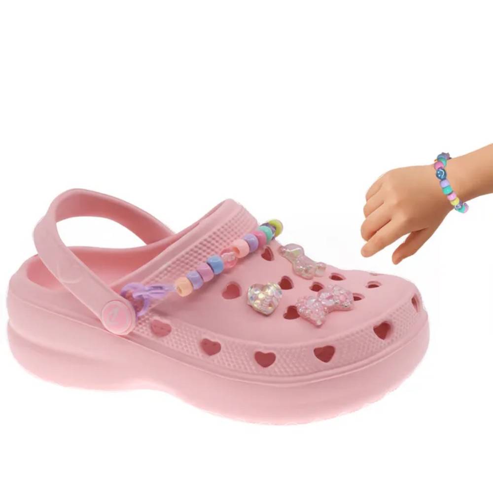 Socas Conforto Juvenil Rosa Beppi – Leves e fáceis de calçar para brincar e aproveitar o dia a dia - 2222100