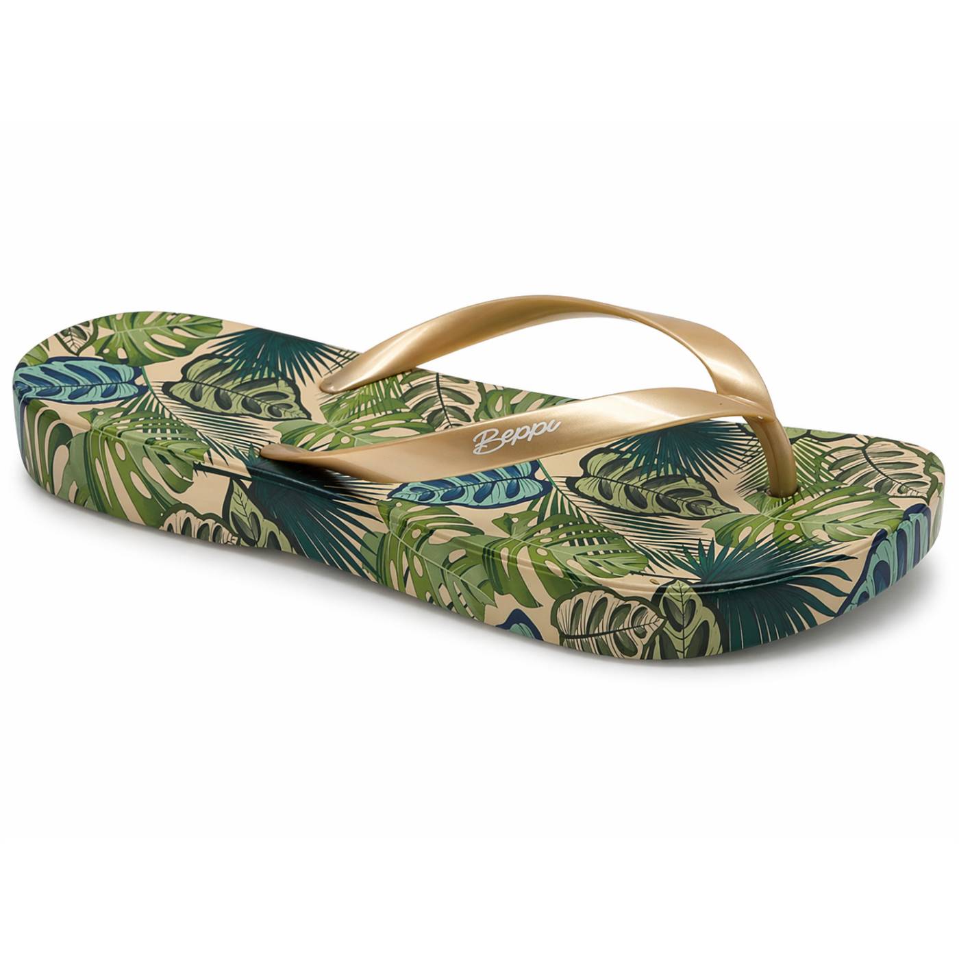 Chinelo Meter Dedo Mulher Verde Beppi-2222181
