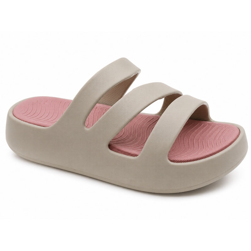 Chinelo Nuvem Mulher Bege Beppi-2222311
