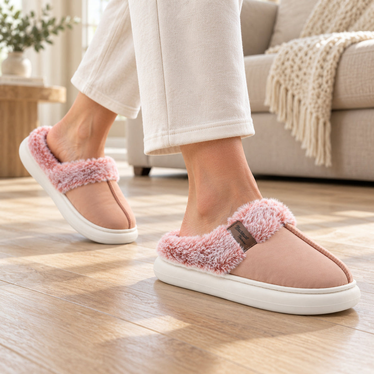 Chinelo Interior Mulher Rosa Beppi-2225280