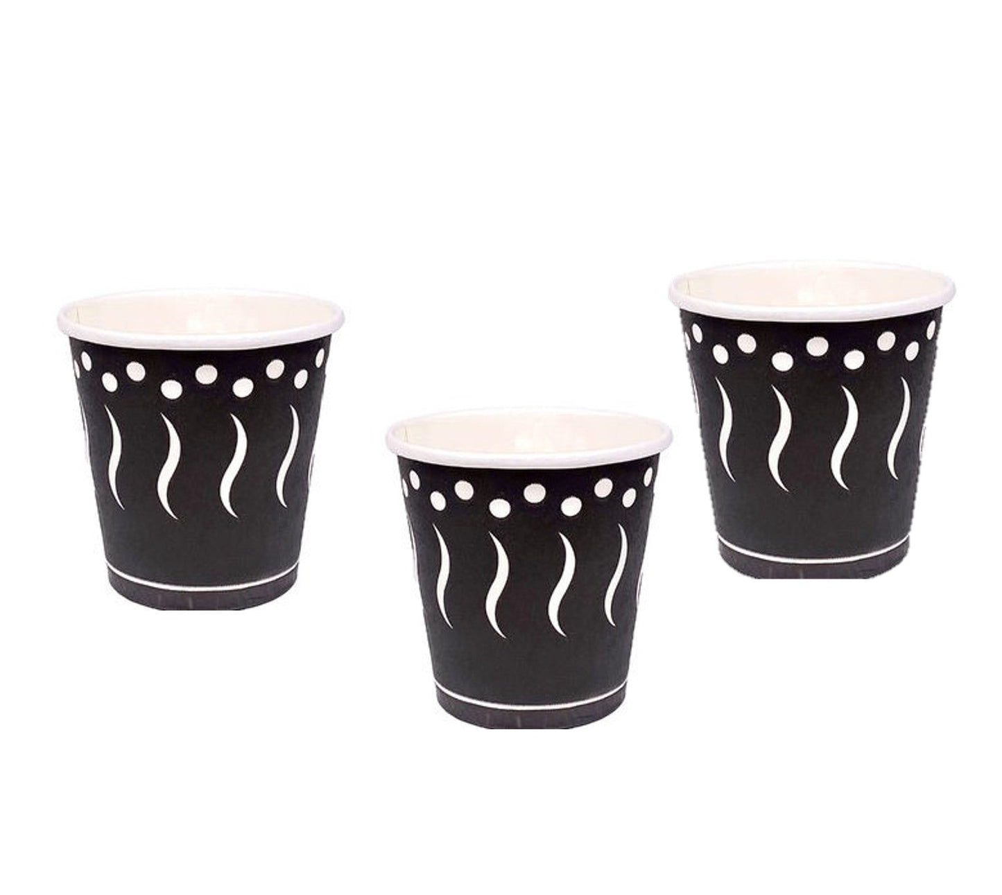 Copo Café Papel 90cc Print Pck 50un Preto – Ideal para take away com design prático e capacidade 90cc confortável no dia a dia - 5605332262000