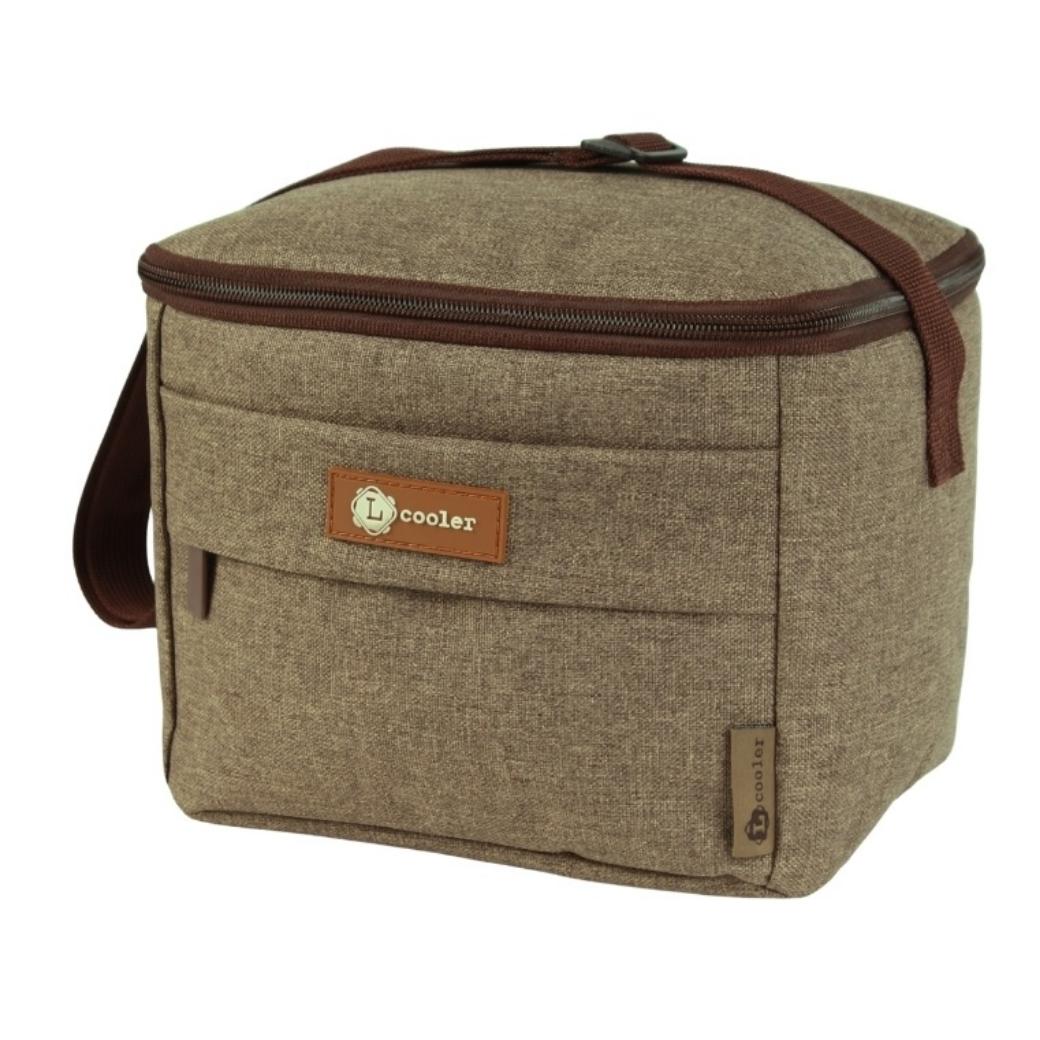 Lancheira Termica 6l Castanha L.cooler® – Leve e fácil de transportar para manter alimentos frescos durante todo o dia - 5609801200296