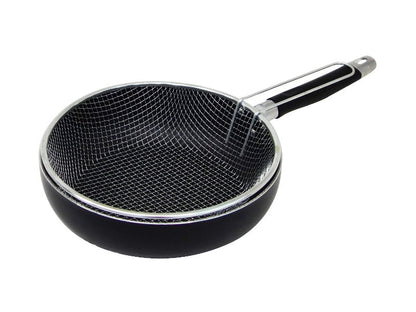 Fritadeira Com Rede Anti-ad. 26cm Indução Preto – Cozinha com menos óleo e rapidez graças à superfície antiaderente prática - 5605169056704