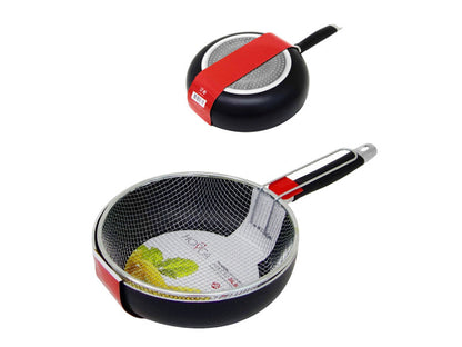 Fritadeira Com Rede Anti-ad. 26cm Indução Preto – Cozinha com menos óleo e rapidez graças à superfície antiaderente prática - 5605169056704