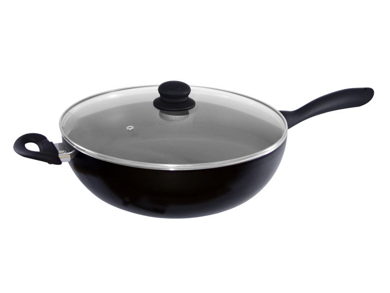 Wook Anti-ad. Com Tampa Vidro 28cm Indução Preto -5605169057282