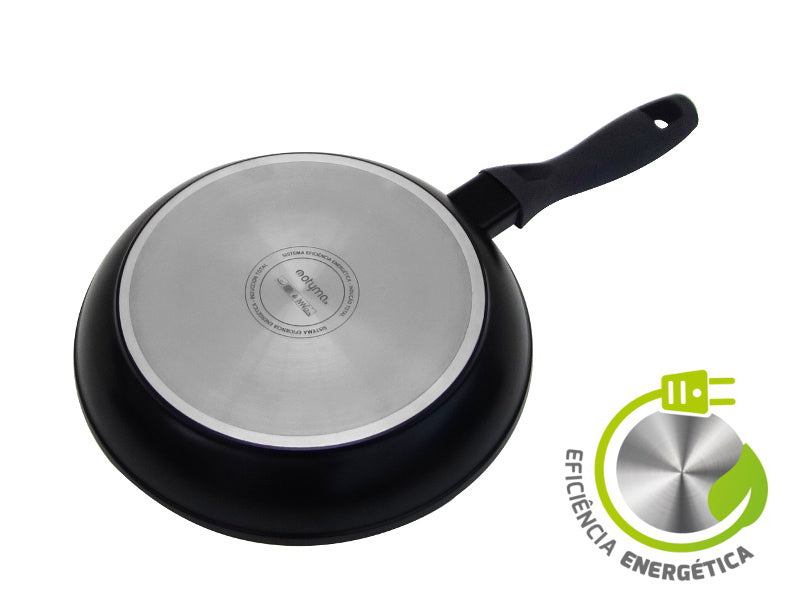Serta Anti-ad. Indução 28cm Preto – Cozinhar e grelhar com leveza e resistência no dia a dia em casa - 5605169062347