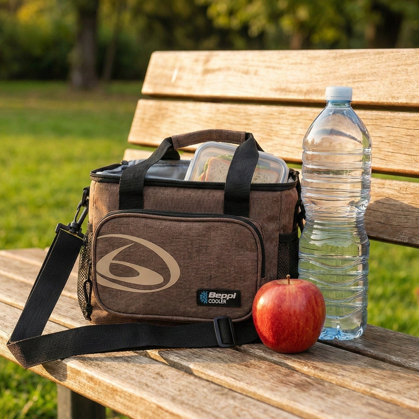 Saco Térmico 5l Castanho Beppi – Isolamento térmico eficiente e durabilidade para piqueniques e viagens diárias - 1000874c