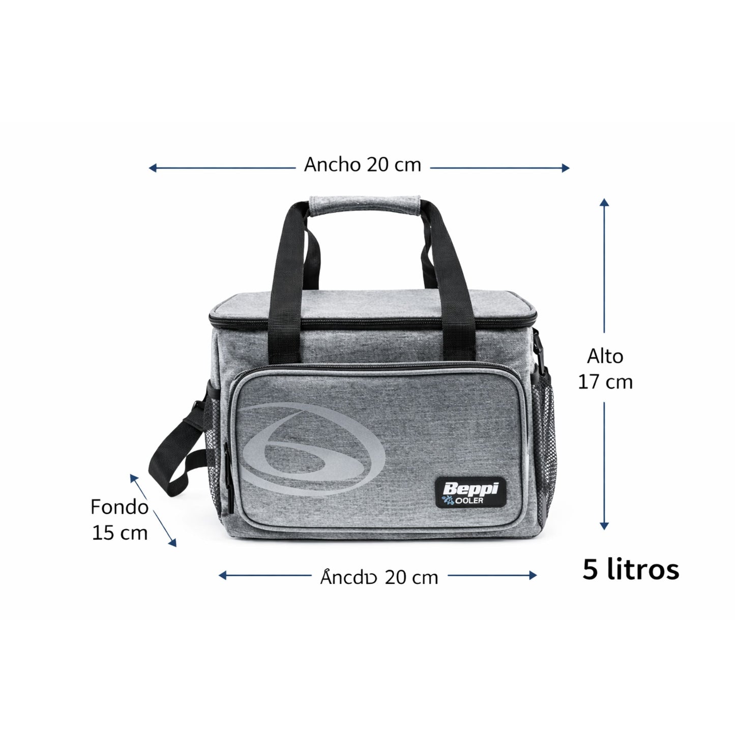 Saco Térmico 5l Cinzento Beppi-1000874cz