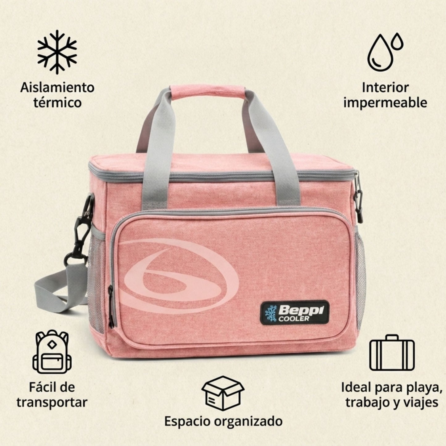 Saco Térmico 5l Rosa Beppi-1000874r