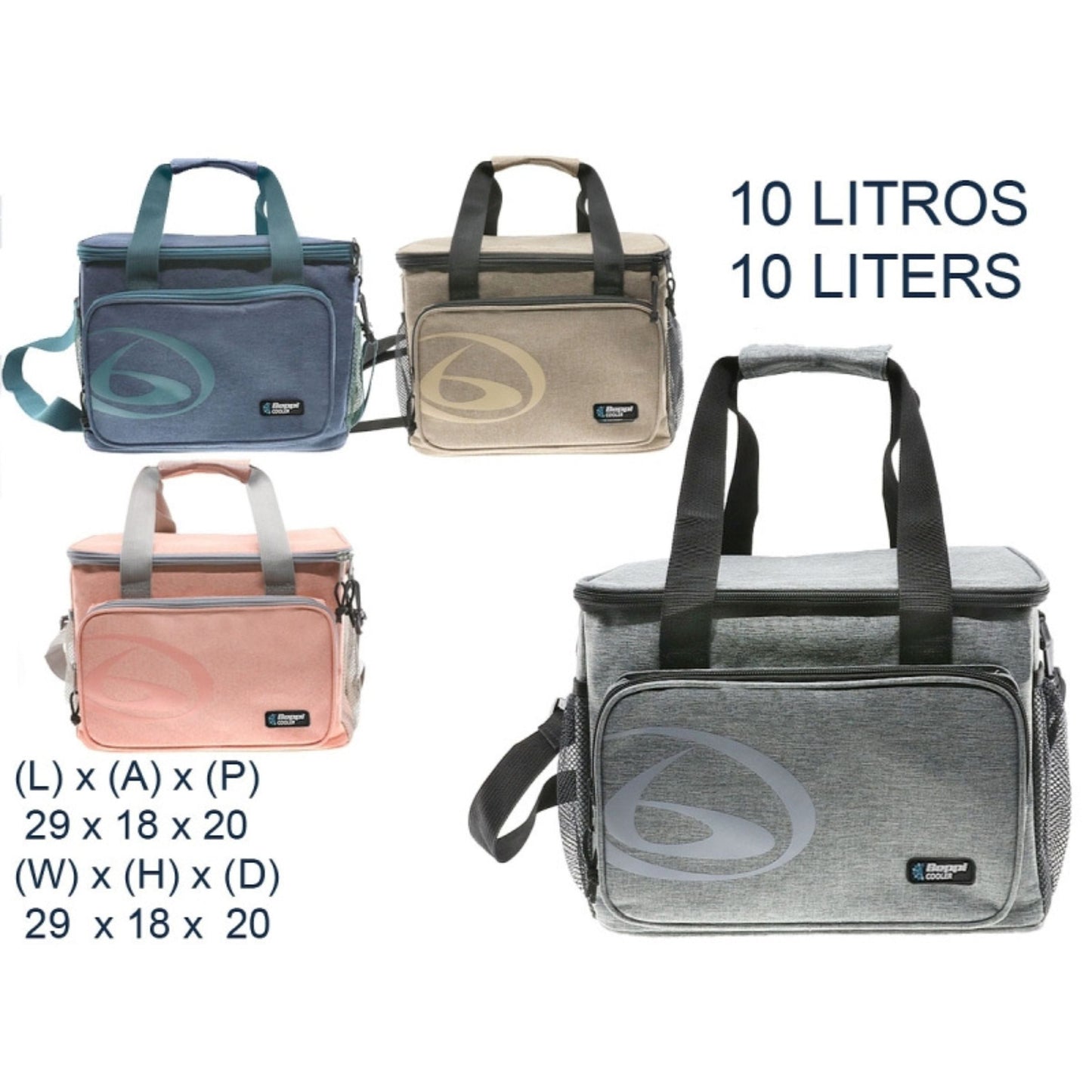 Saco Térmico 10l Castanho Beppi-1000875c