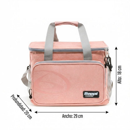 Saco Térmico 10l Rosa Beppi – Isolamento térmico eficaz e design leve ideal para piqueniques e trabalho - 1000875r