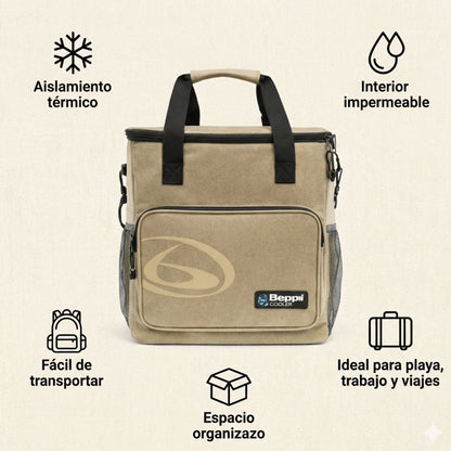 Saco Térmico 20l Castanho Beppi-1000876c