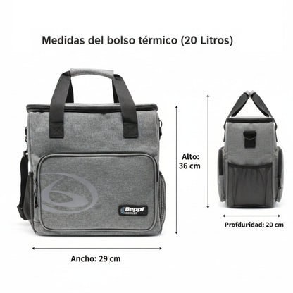 Saco Térmico 20l Cinzento Beppi-1000876cz
