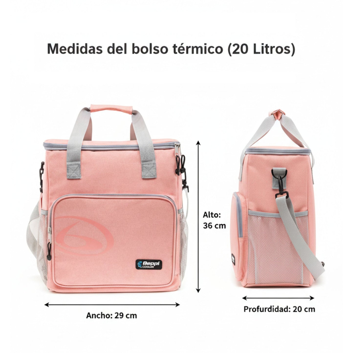 Saco Térmico 20l Rosa Beppi-1000876r