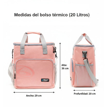 Saco Térmico 20l Rosa Beppi-1000876r