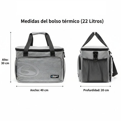 Saco Térmico 22l Cinzento Beppi-1000877cz