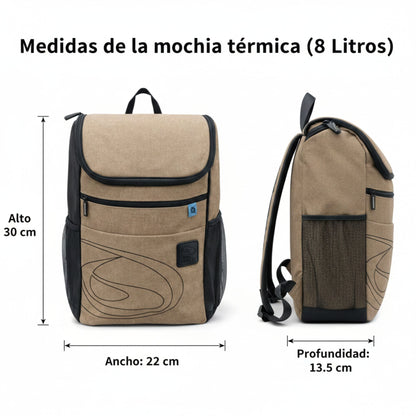 Mochila Térmica 8l Castanho Beppi-1000958cas