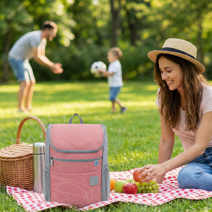 Mochila Térmica 8l Rosa Beppi – Leve e prática para piqueniques e trabalho com isolamento térmico eficaz - 1000958rs