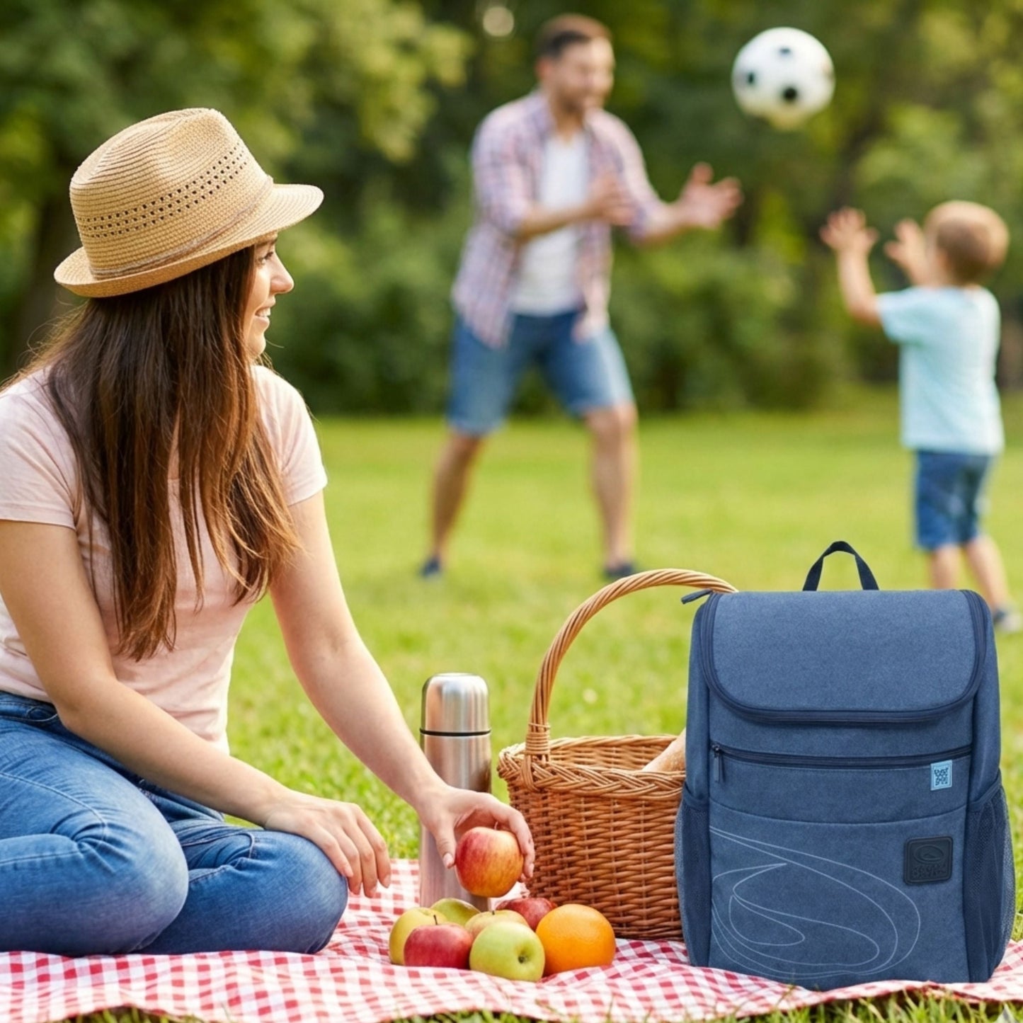 Mochila Térmica 15l Azul Beppi – Isolamento térmico eficaz e bolsos laterais para uso diário confortável - 1000959az