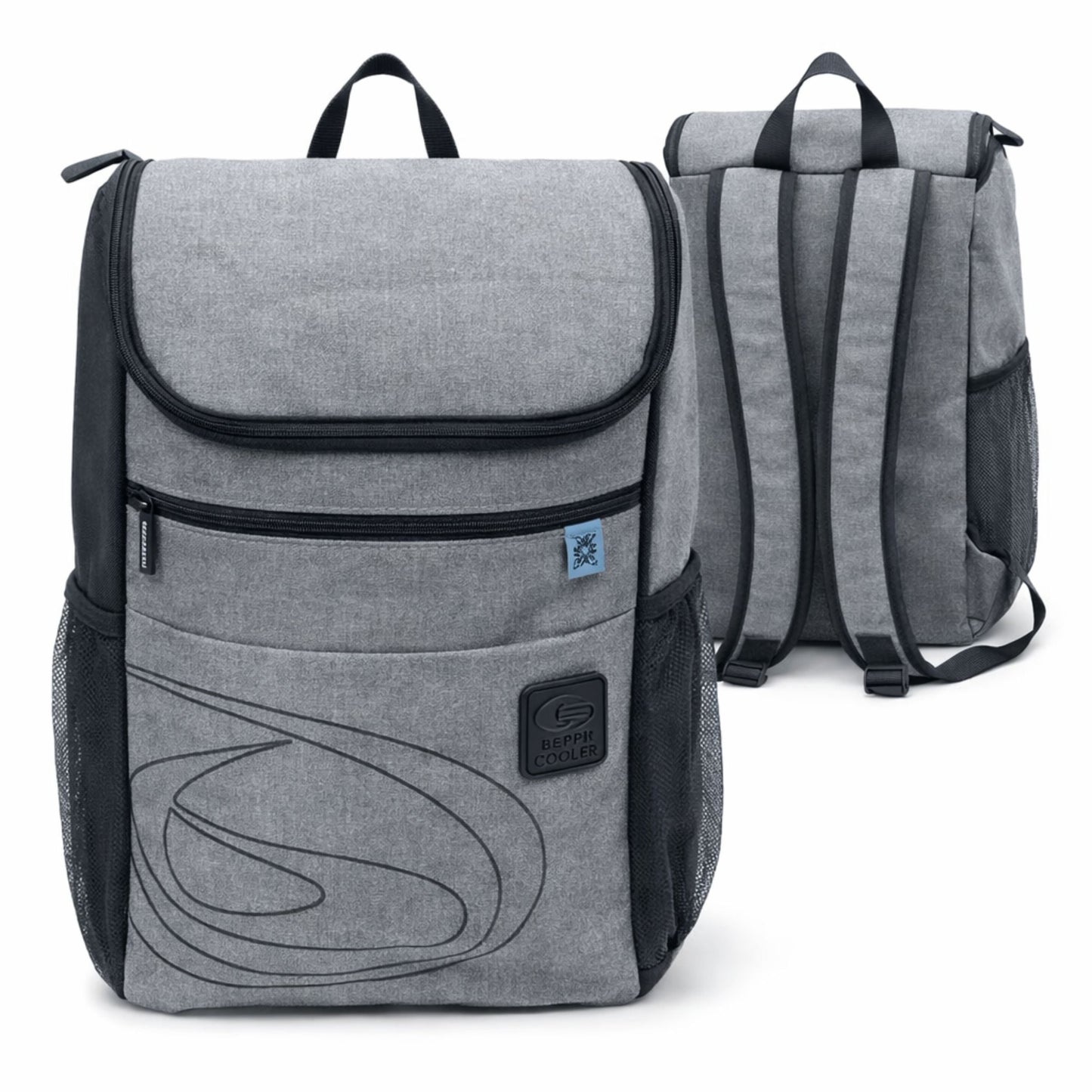 Mochila Térmica 15l Cinzento Beppi – Leve e prática para passeios e piqueniques com isolamento térmico eficaz - 1000959cz