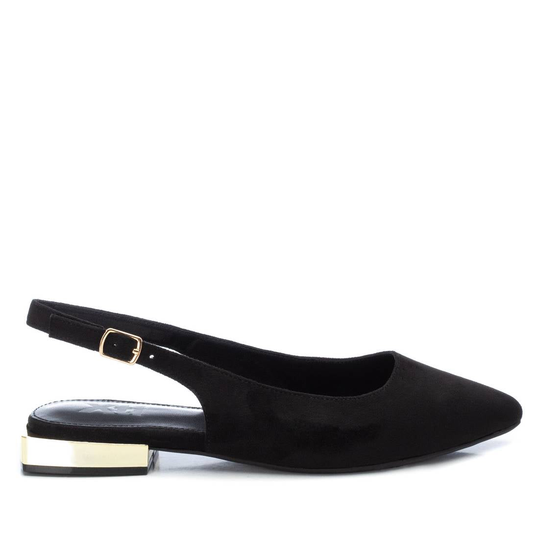Sapato Bailarina Mulher Preto Xti – Ajuste confortável e sola antiderrapante para dias de trabalho e lazer - 14106503