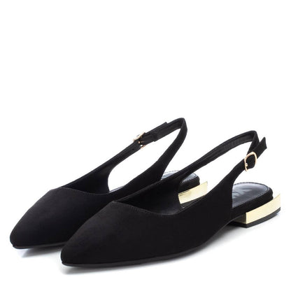 Sapato Bailarina Mulher Preto Xti – Ajuste confortável e sola antiderrapante para dias de trabalho e lazer - 14106503