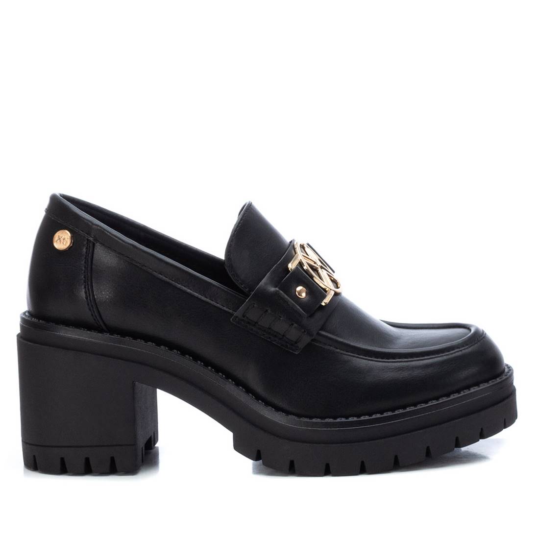 Sapato Pele Mulher Preto Xti – Ideal para dias de trabalho e lazer com sala ultra leve e conforto diário - 14205701