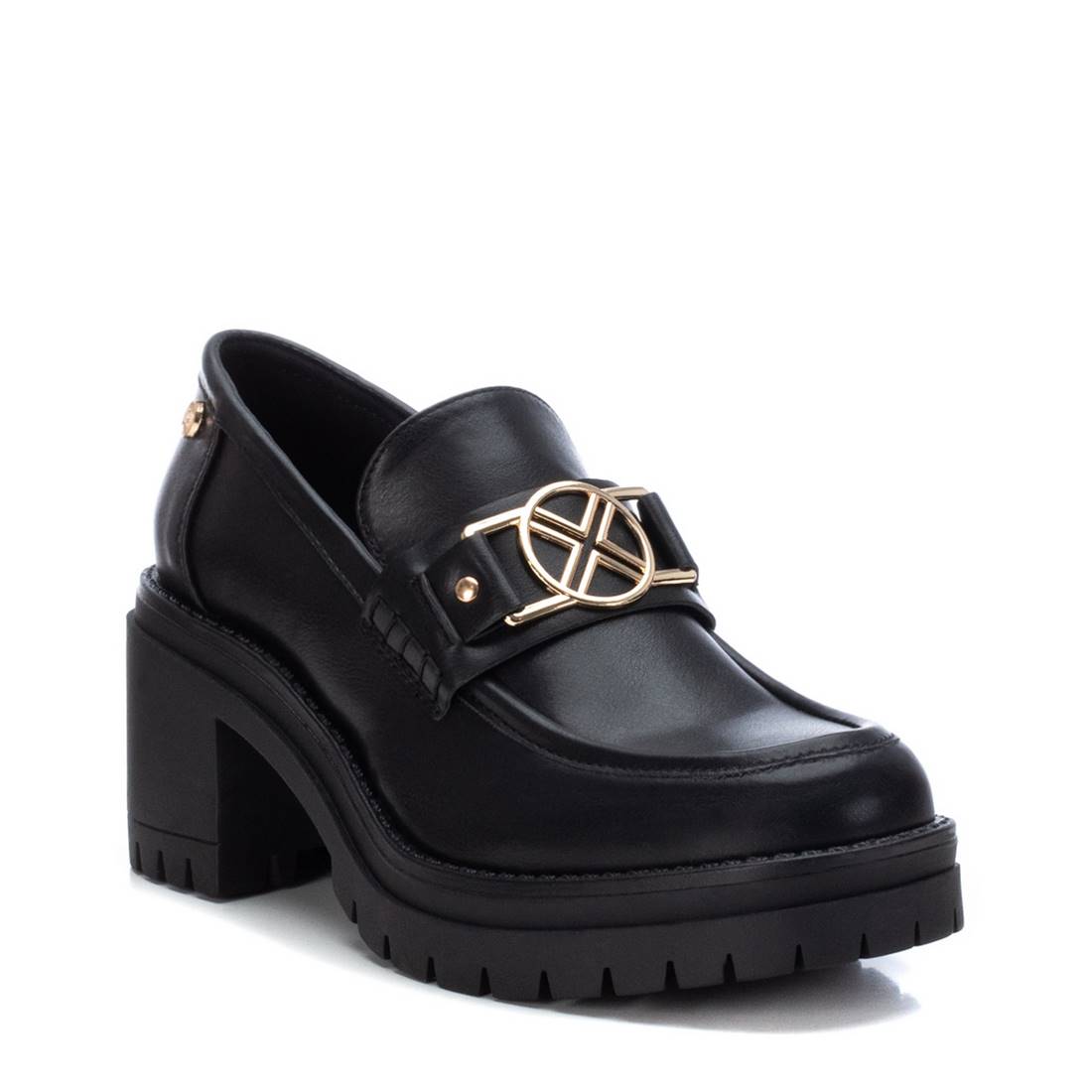 Sapato Pele Mulher Preto Xti – Ideal para dias de trabalho e lazer com sala ultra leve e conforto diário - 14205701