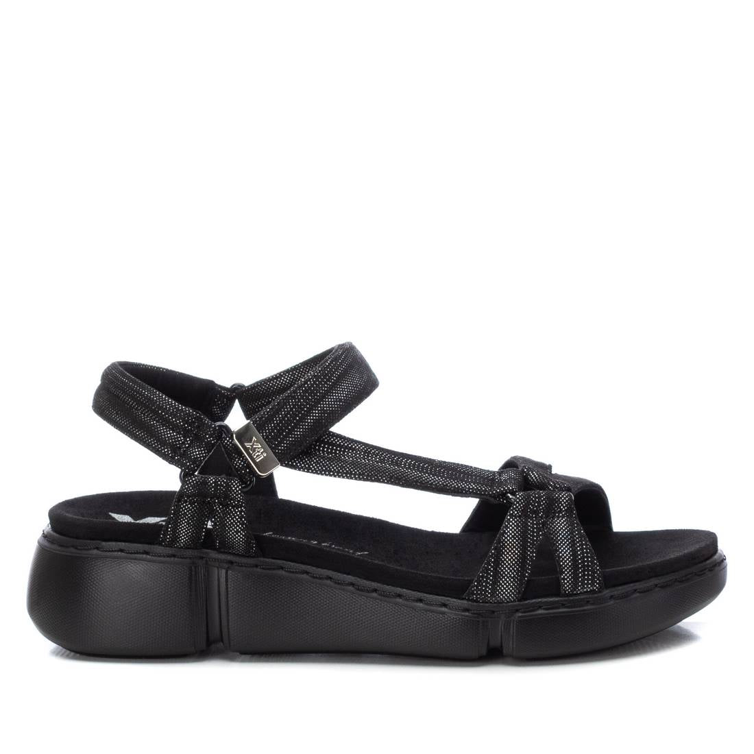 Sandália Casual Mulher Preto Xti – Leves e respiráveis para conforto excelente em passeio e trabalho diário - 14231804