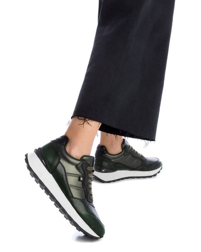 Sapatilha Mulher Verde Xti – Conforto pensado para o quotidiano com design moderno e palmilha almofadada - 143407