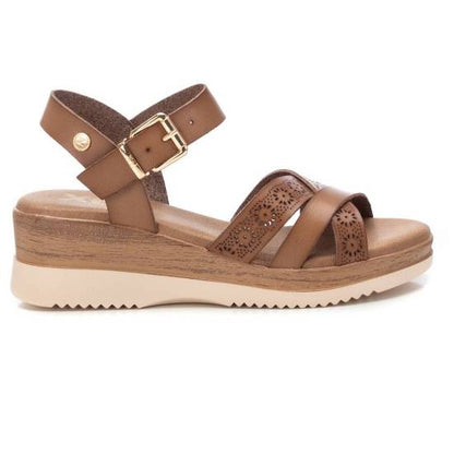 Sandália Casual Vegan Mulher Taupe Xti – Conforto e elegância para uso diário em passeios descontraídos e eventos casuais - 14385102