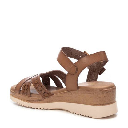 Sandália Casual Vegan Mulher Taupe Xti – Conforto e elegância para uso diário em passeios descontraídos e eventos casuais - 14385102