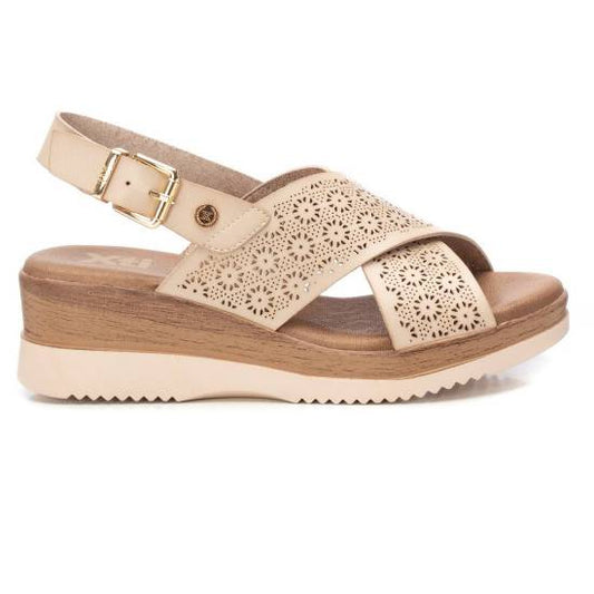 Sandália Casual Vegan Mulher Bege Xti-14385205