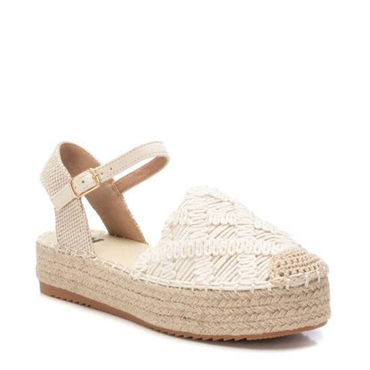 Sandália Casual Mulher Vegan Bege Xti – Design artesanal com pala delicada para conforto nos dias de verão - 14402202