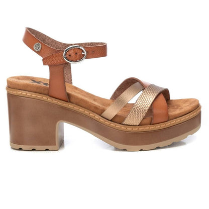 Sandália Casual Vegan Mulher Camel Xti – Design versátil e leve para conforto prolongado em trabalho e lazer - 14408602