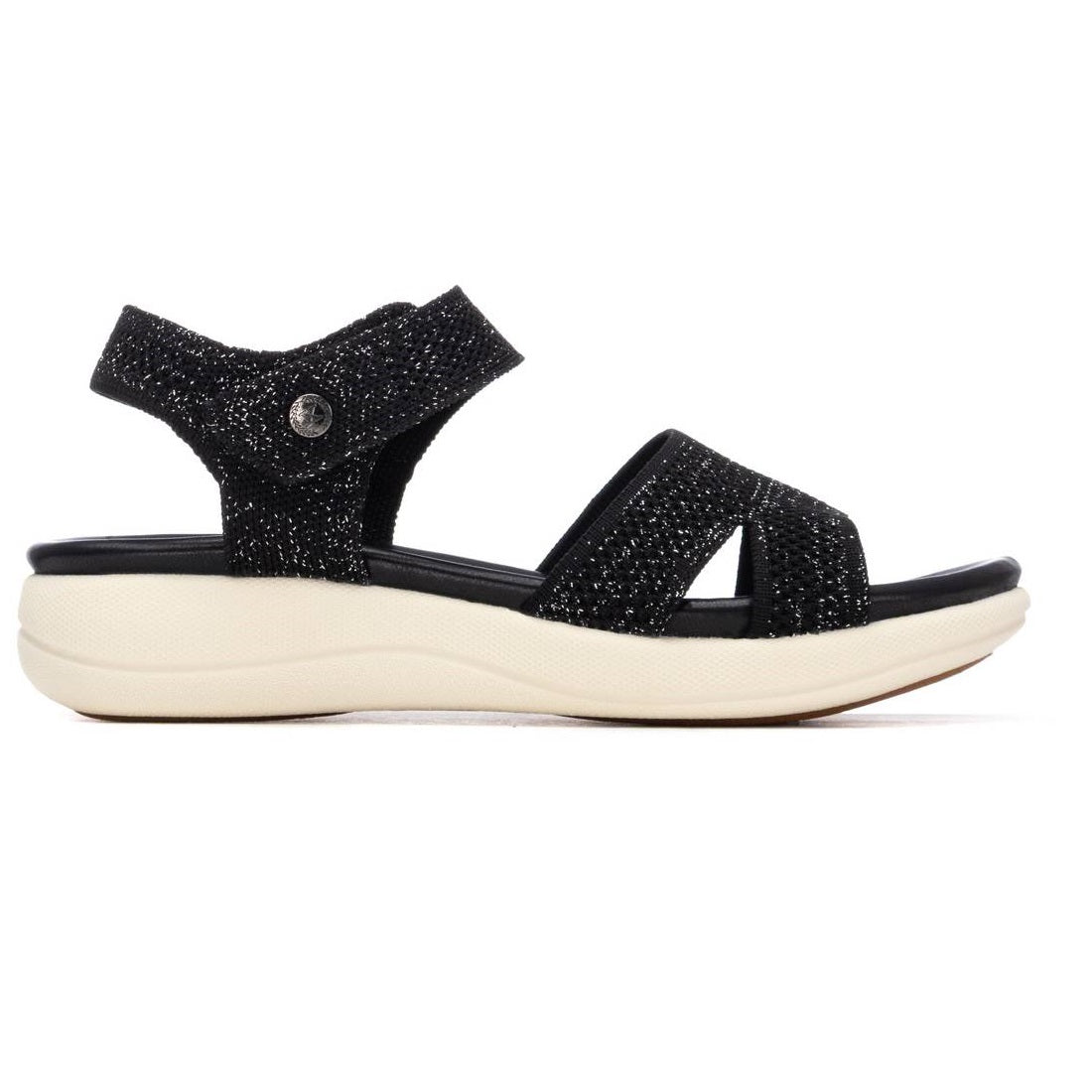 Sandália Casual Vegan Mulher Preta Xti – Conforto duradouro e resistência ideal para passeios e uso diário - 14515601