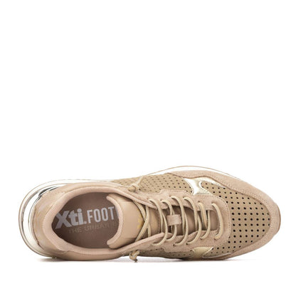 Sapatilha Mulher Taupe Xti – Leves e com respirabilidade ideal para caminhar pela cidade com conforto excecional - 145198