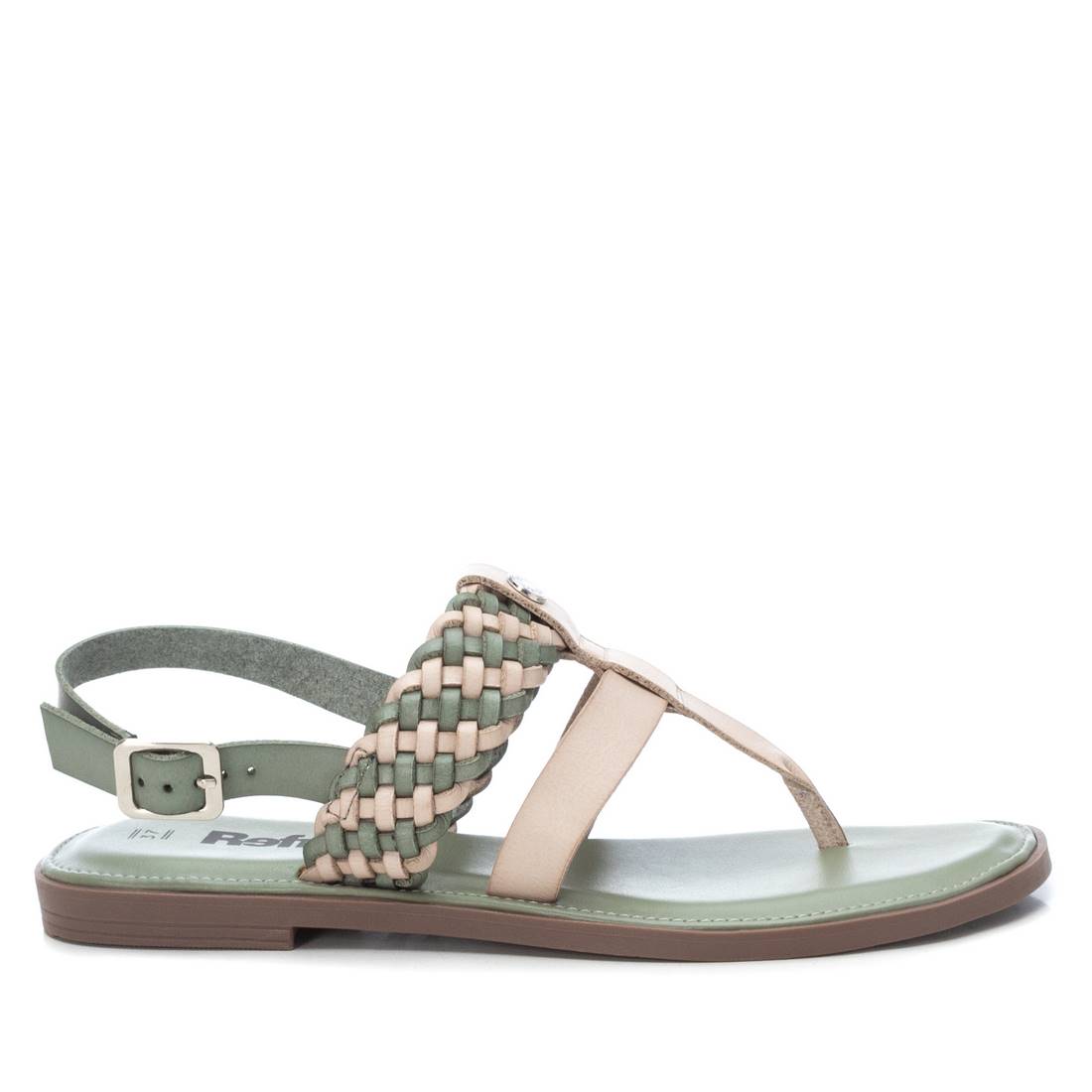 Sandália Casual Mulher Verde Refresh – Leves e com sola flexível para conforto em passeios e eventos casuais - 170738