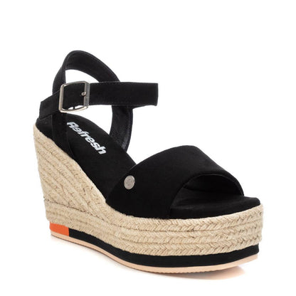 Sandália Casual Vegan Mulher Preto Refresh – Design moderno e elegante para conforto leve em passeios e saídas noturnas - 17153602