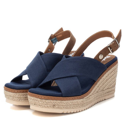 Sandália Casual Vegan Mulher Azul Refresh – Leves e com sola macia para conforto em caminhadas prolongadas e uso diário - 17154203