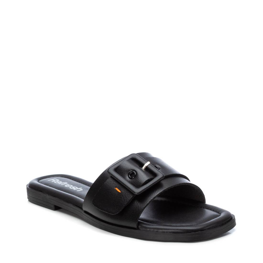 Chinelo Pele Vegan Mulher Preto Refresh – Leves e fáceis de calçar para conforto diário em dias descontraídos - 17196106