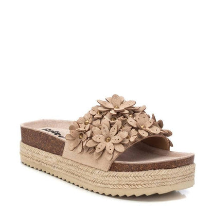 Chinelo Pele Vegan Mulher Bege Refresh – Leves e confortáveis para passeios e uso casual diário em qualquer superfície - 17246202